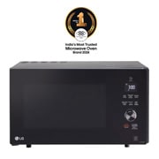 LG MJEN286UF charcoal convection microwave front view