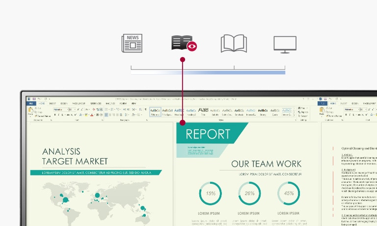 LG 22MP410-B Reader Mode