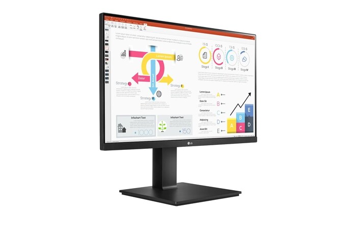 LG 23.8 (60.45cm) QHD IPS Monitor with Daisy Chain and USB Type-C™, 24QP750-B