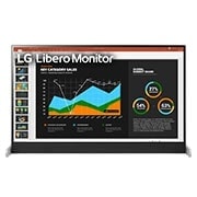 LG 27 (68.58cm)QHD Libero Monitor with Detachable Full HD Webcam, 27BQ70QC-S