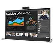 LG 27 (68.58cm)QHD Libero Monitor with Detachable Full HD Webcam, 27BQ70QC-S