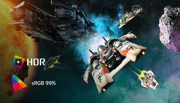 LG 27GR75Q-B Feel Actual Combat with True Colors.