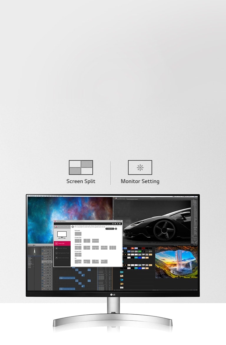 LG 27ML600S-W OnScreen Control