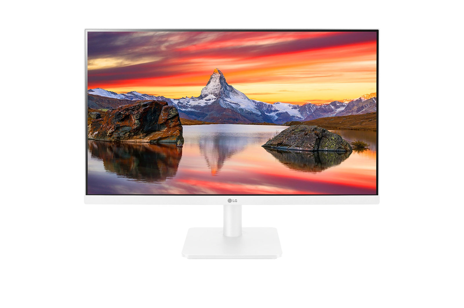 LG 27MP400-W FHD & QHD front view