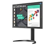 LG 27 (68.58cm) QHD Ergo IPS Monitor with USB Type-C™, 27QN850-B