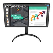 LG 27 (68.58cm) QHD Ergo IPS Monitor with USB Type-C™, 27QN850-B