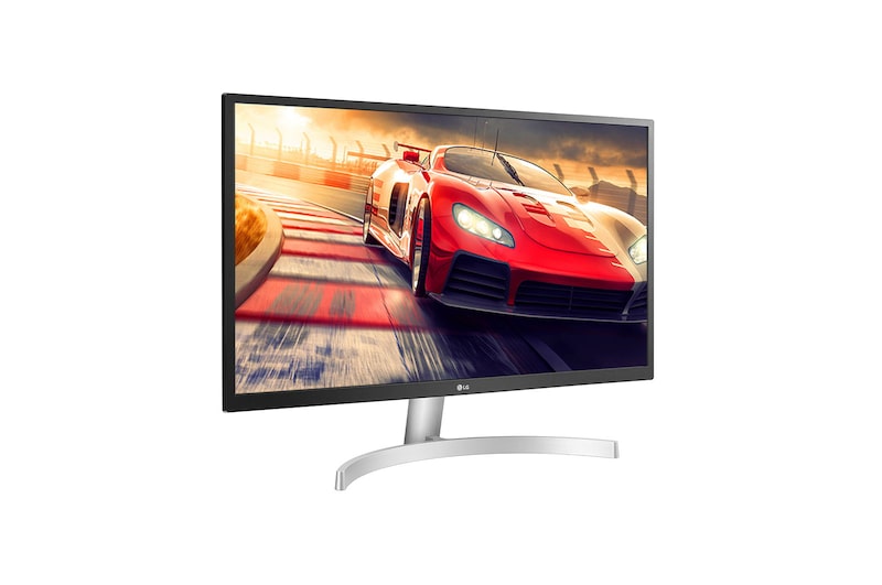 LG 68.58 cm (27) 4K Ultra HD IPS Monitor, HDR 10, sRGB 98%, RADEON FreeSync™, Color Calibrated, White, 27UL500-W