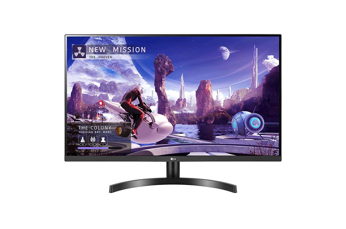 LG 31.5 (80.01cm) QHD IPS Monitor with AMD FreeSync™, 32QN600-B