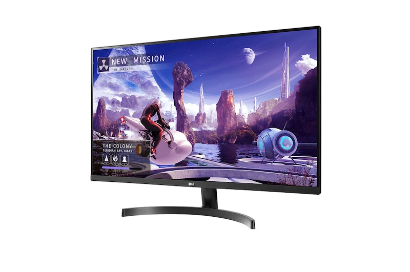 LG 80 cm (31.5) QHD IPS Monitor, AMD FreeSync™, HDR 10, Color Calibrated, Reader Mode, 32QN600-B