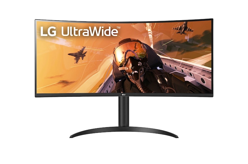 LG 34WP75C-B UltraWide front view