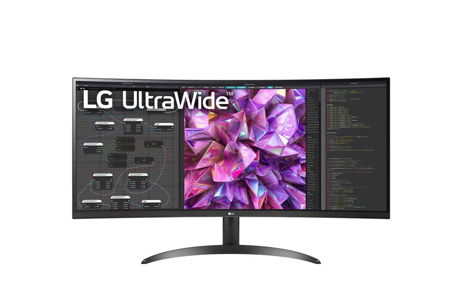 LG 34WQ60C-B UltraWide front view