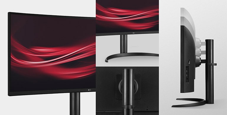 The One Click Stand makes it easy to install without any other equipment, and flexibly adjusts the height and tilt of the big screen to position it in the optimal position for you.