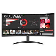 LG 34wr50qc-b ultrawide front view