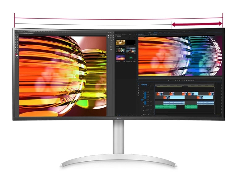 38 (96.52cm) Curved UltraWide QHD IPS HDR Monitor with USB Type-C 