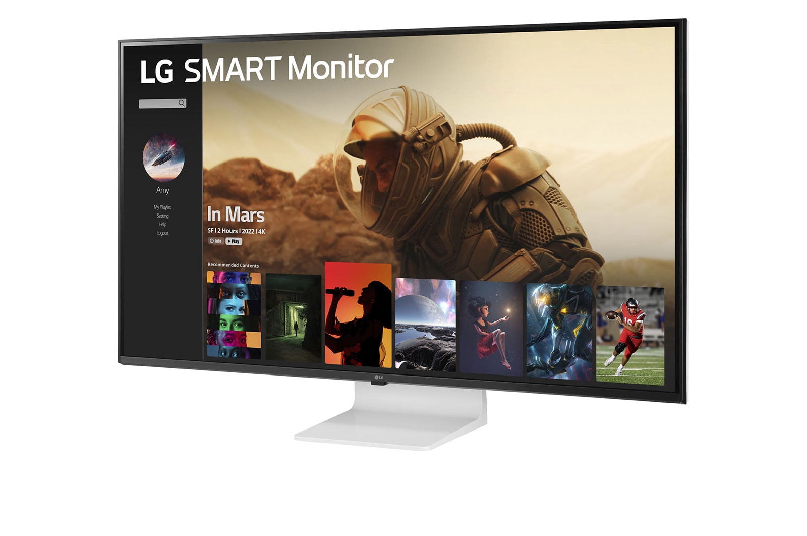 LG 43 (109.22 cm) 4K UHD IPS Smart Display with webOS, 43SQ700S-W
