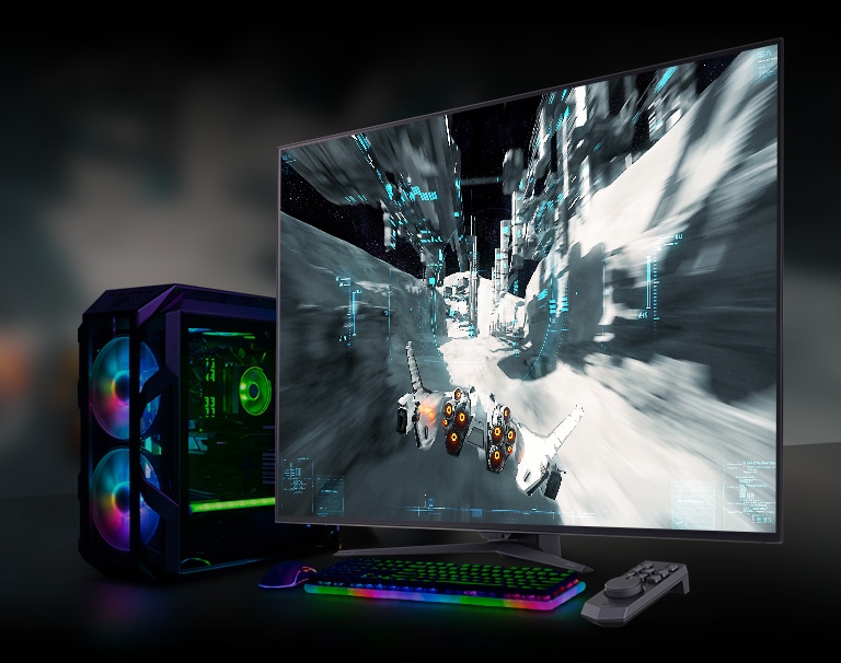 LG 48GQ900-B Enjoy Your Total Entertainment at Once.