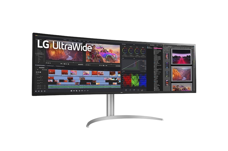 LG 49 (124.46cm) 32:9 UltraWide Dual QHD Nano IPS™ Curved Monitor, 49WQ95C-W