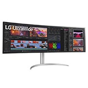 LG 49 (124.46cm) 32:9 UltraWide™ Dual QHD Nano IPS™ Curved Monitor, 49WQ95C-W