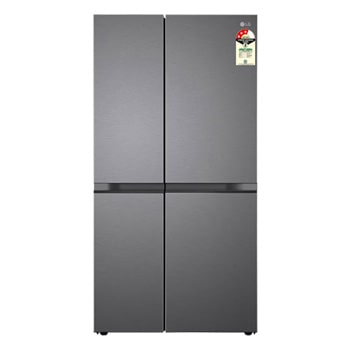 LG GL-B257JDS3 Side by Side Refrigerators front view