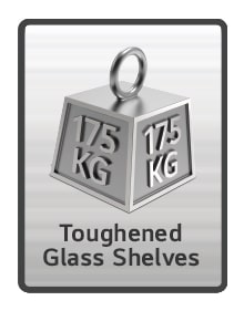 Toughned Glass shelves