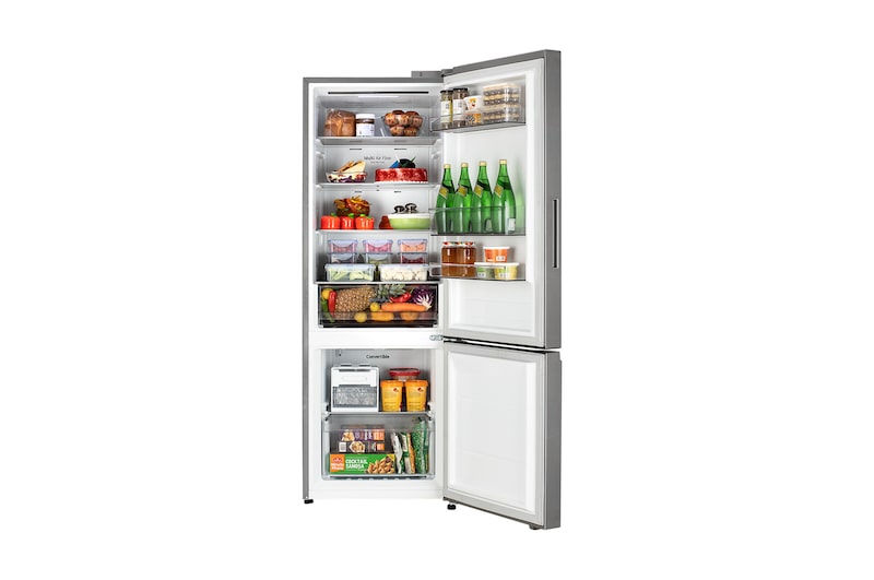 door open with food view