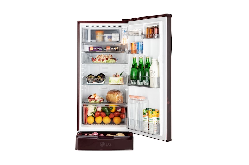 front open with food