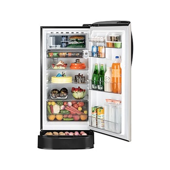 front open with food