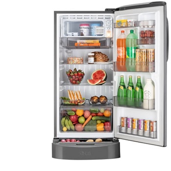 front open with food