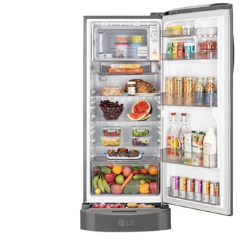 front open with food