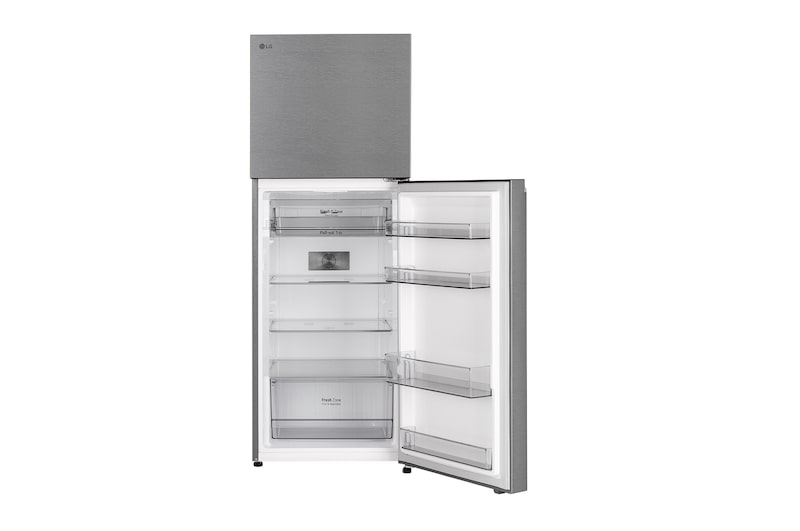 LG 322 L Double Door Refrigerator, Smart Inverter Compressor, Smart Diagnosis, Auto Smart Connect, Dazzle Steel, 2 Star, GLT3226SNDS