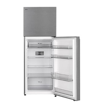 LG 322 L Double Door Refrigerator, Smart Inverter Compressor, Smart Diagnosis, Auto Smart Connect, Dazzle Steel, 2 Star, GLT3226SNDS
