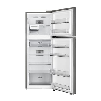 LG 322 L Double Door Refrigerator, Smart Inverter Compressor, Smart Diagnosis, Auto Smart Connect, Dazzle Steel, 2 Star, GLT3226SNDS