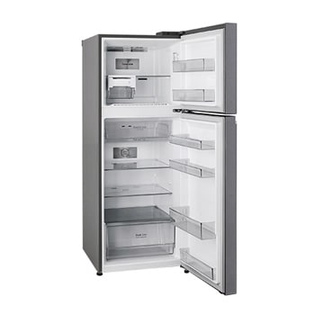 LG 322 L Double Door Refrigerator, Smart Inverter Compressor, Smart Diagnosis, Auto Smart Connect, Dazzle Steel, 2 Star, GLT3226SNDS