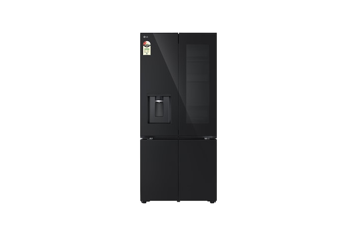LG GV-K25FFGFB Side By Side Refrigerators Front View