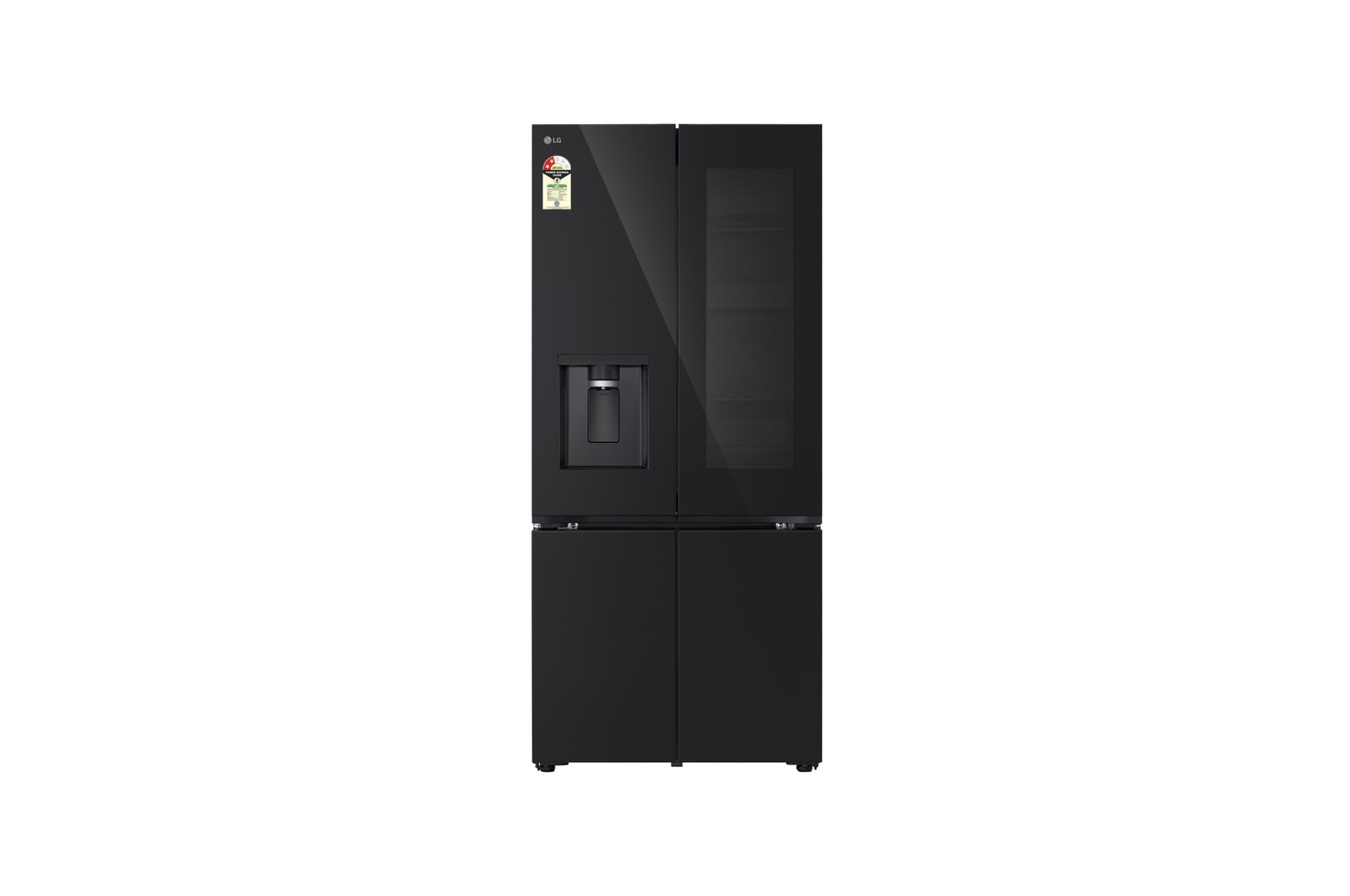 LG GV-K25FFGFB Side By Side Refrigerators Front View