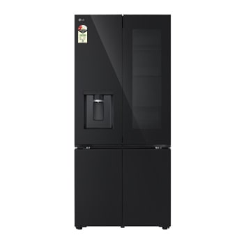 LG GV-K25FFGFB Side By Side Refrigerators Front View