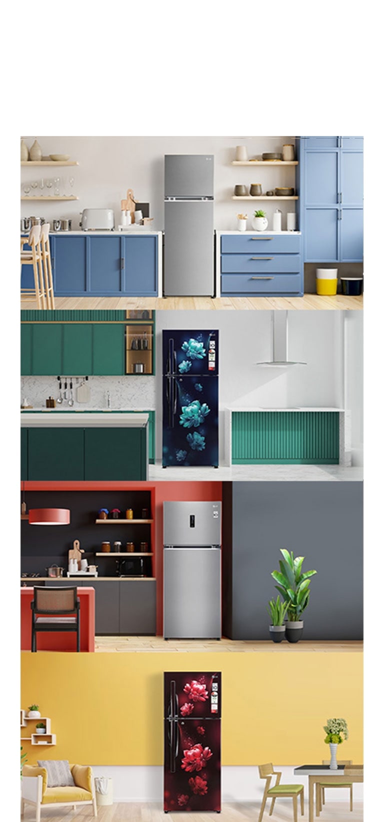 Chill In Style with LG Double-Door Refrigerators