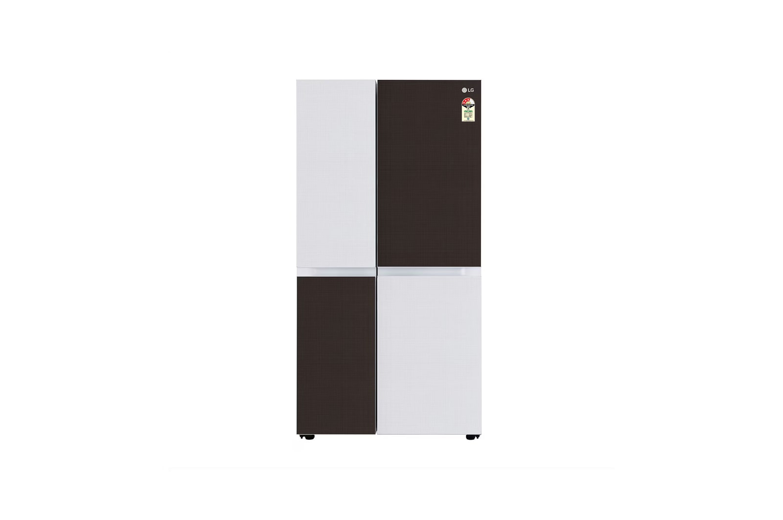 LG GL-B257DCM3 Side by Side Refrigerators front view
