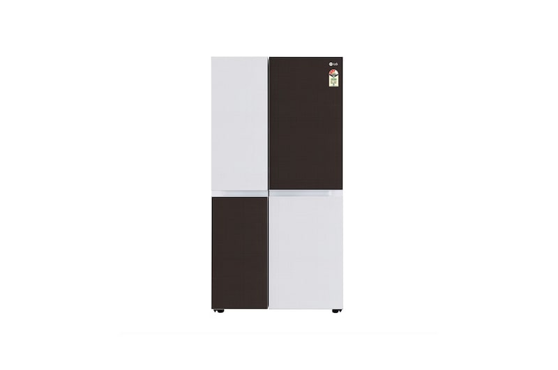 LG GL-B257DCM3 Side by Side Refrigerators front view