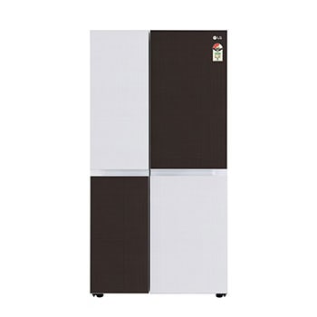 LG GL-B257DCM3 Side by Side Refrigerators front view