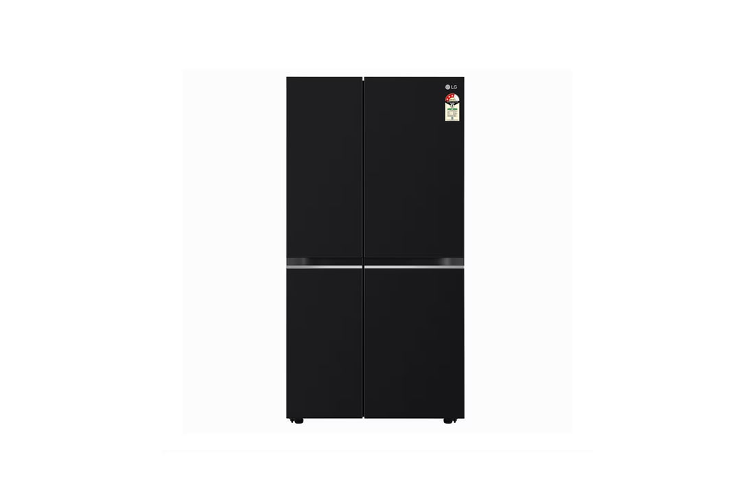 LG GL-B257HWBY Side by Side Refrigerators front view