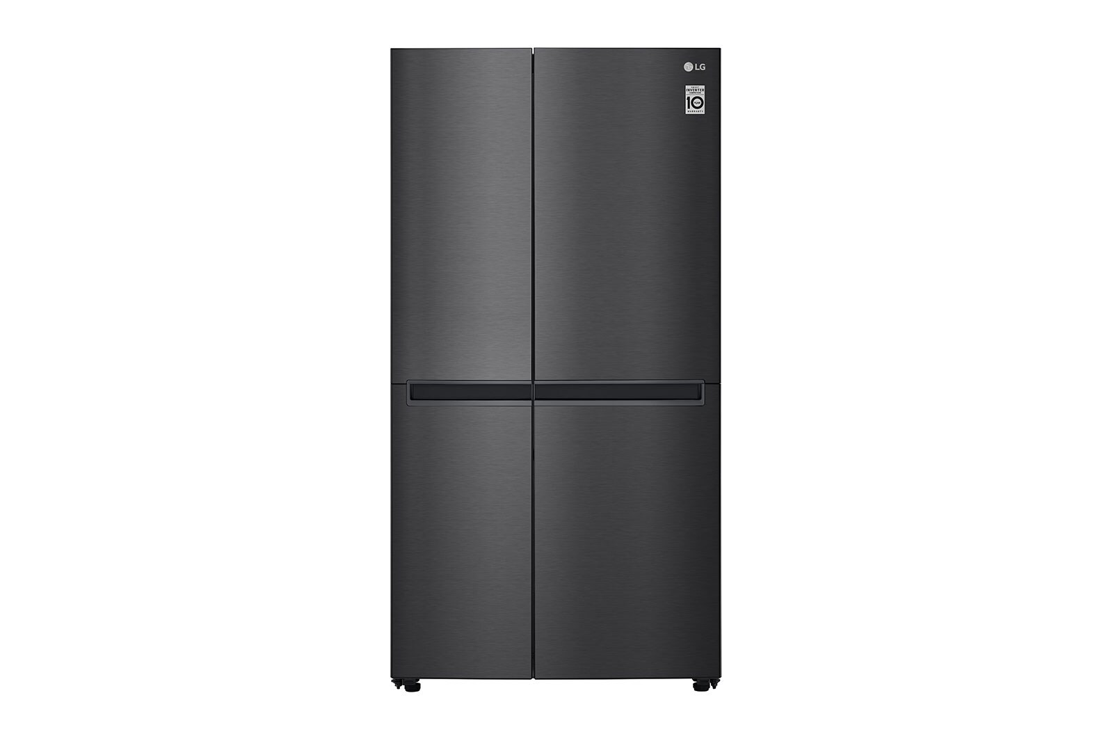 LG GC-B257KQBV side by side refrigerator front view