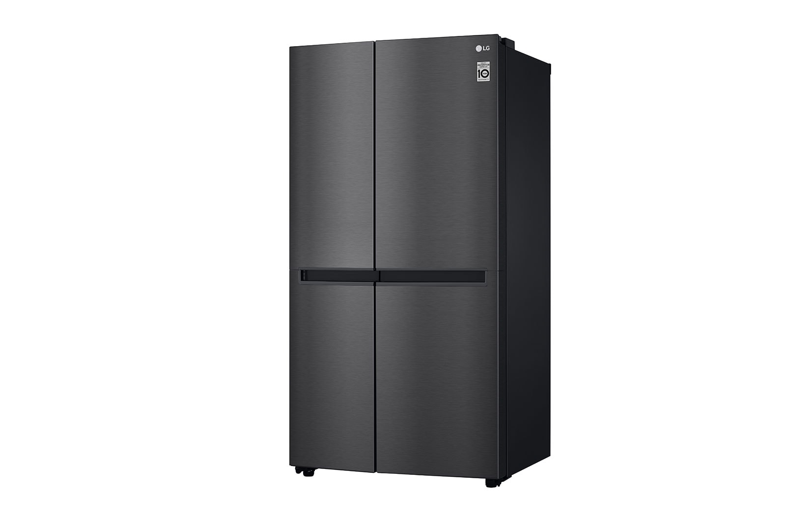 LG 688L, Side-by-Side Refrigerator with Smart Inverter Compressor, Multi Air Flow, Multi Digital Sensors, Express Freezing, Smart Diagnosis™, GC-B257KQBV