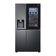 LG GC-X257CQES side by side refrigerator front view