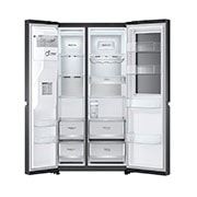 LG Knock Twice, See Inside, 674L InstaView Door-in-Door™, Side-by-Side Refrigerator with Inverter Linear Compressor, DoorCooling+™, GC-X257CQES