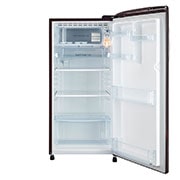 LG 185L, 3 Star, Scarlet Euphoria Finish, Direct Cool Single Door Refrigerator , GL-B201ASED