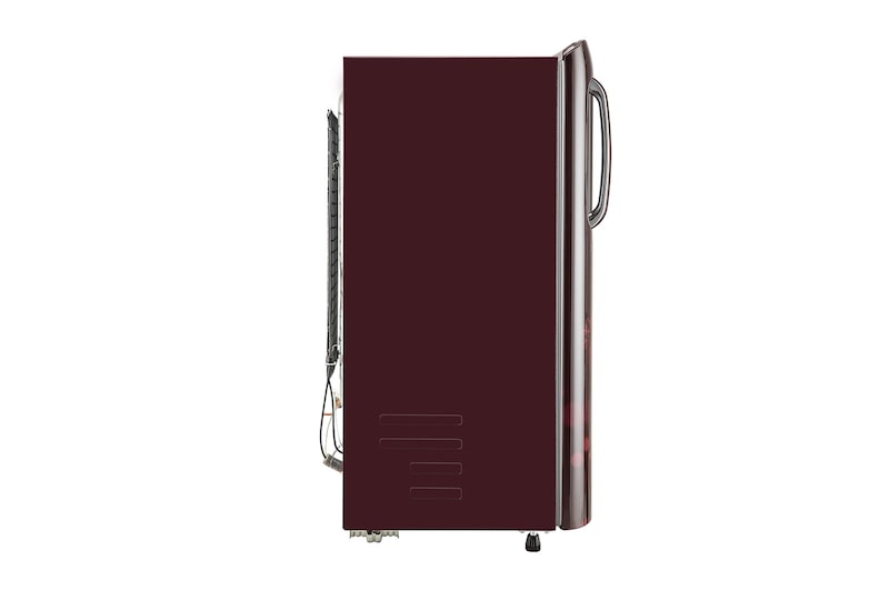 LG 185L, 3 Star, Scarlet Euphoria Finish, Direct Cool Single Door Refrigerator , GL-B201ASED