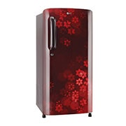 LG 185L, 3 Star, Scarlet Quartz Finish, Direct Cool Single Door Refrigerator, GL-B201ASQD