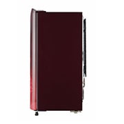 LG 185L, 3 Star, Scarlet Quartz Finish, Direct Cool Single Door Refrigerator, GL-B201ASQD