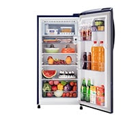 LG 201L, 3 Star, Blue Euphoria Finish, Direct Cool Single Door Refrigerator, GL-B211HBED